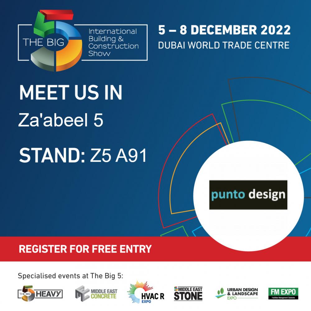 In December we will attend the most important event for the construction industry – The Big 5