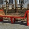 Bench «Infinity wood» (Sun louger)