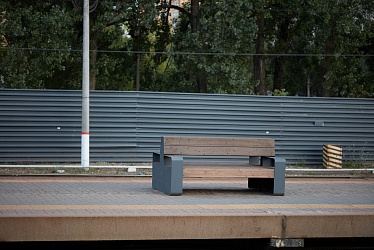 Railway platform, Odintsovo, Moscow region (2020)