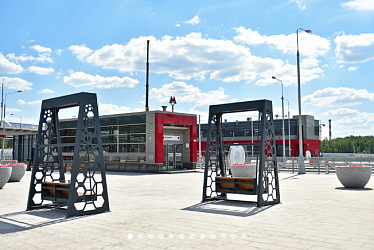 Kommunarka metro station, Moscow (2019)