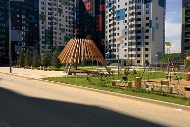 Residential complex on Dmitrovskoe highway, Moscow (2015 year)