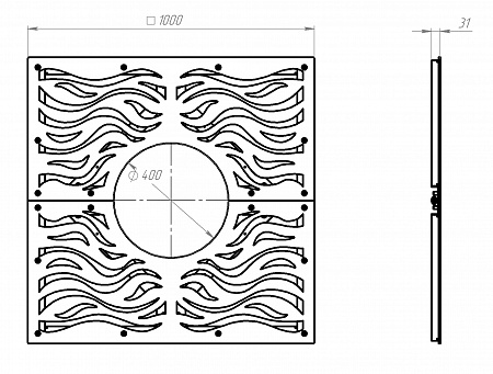 Tree grid "Wave"