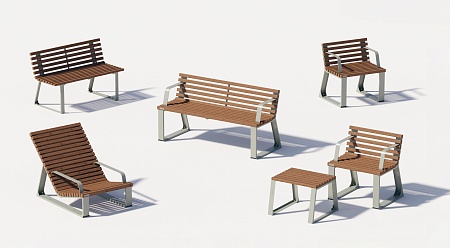 Bench «Summer 2» (Sun lounger)