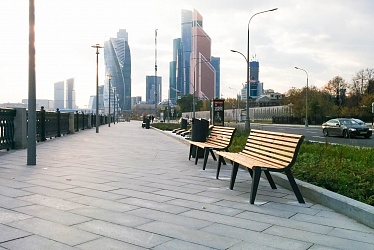 Krasnopresnenskaya embankment, Moscow (2017 year)