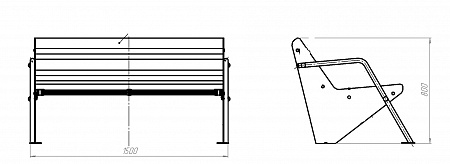 Bench «Boomerang»