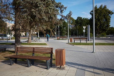 Recreation area of Georgievsky pond, Ruza, Moscow region (2020)