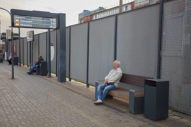 Railway platform, Odintsovo, Moscow region (2020)