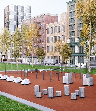 Ready-to-use parkour ground #1