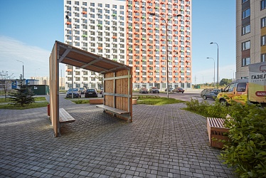 Residential buildings on Vertoletchikov street, Moscow (2020)