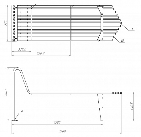 Bench «Infinity»