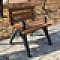 Bench with back "Aria"