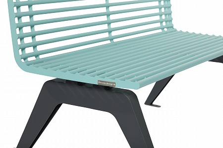 Bench with back "ARIA"