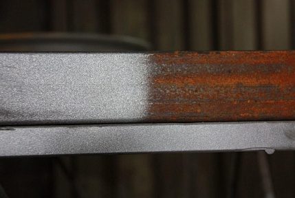 Bead blasting treatment of metal