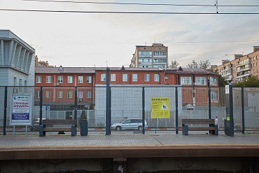 Railway platform, Odintsovo, Moscow region (2020)