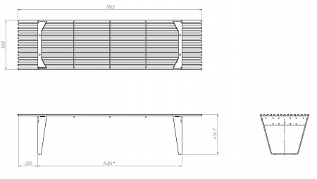 Bench «Infinity»