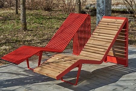 Bench «Infinity wood» (Sun lounger)