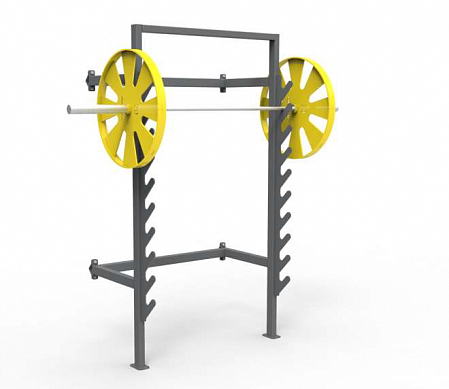 Rack for barbell