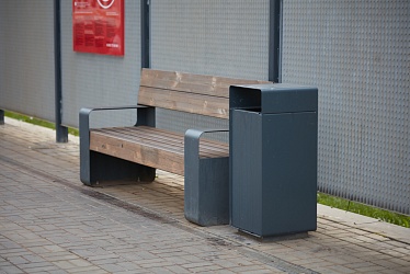 Railway platform, Odintsovo, Moscow region (2020)