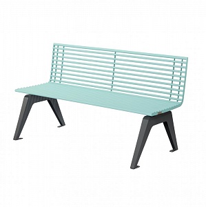 Bench with back "ARIA"