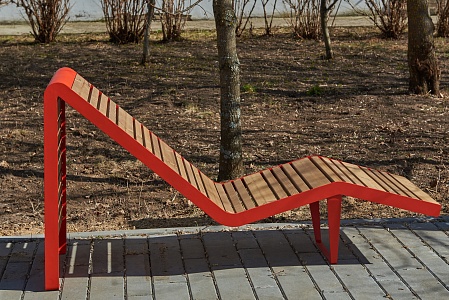 Bench «Infinity wood» (Sun lounger)