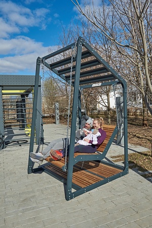 Hanging bench «Lima» (Sun lounger) 