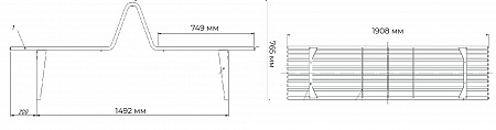 Bench «Infinity»