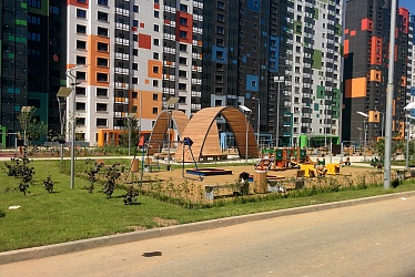 Residential complex on Dmitrovskoe highway, Moscow (2015 year)