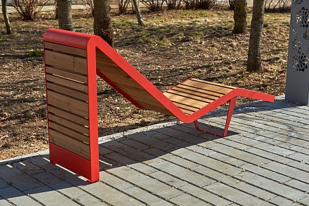 Bench «Infinity wood» (Sun lounger)