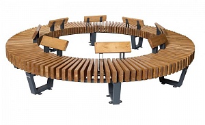 Radial bench "Boston NEW"