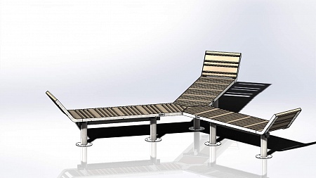 Bench «Star-3» 